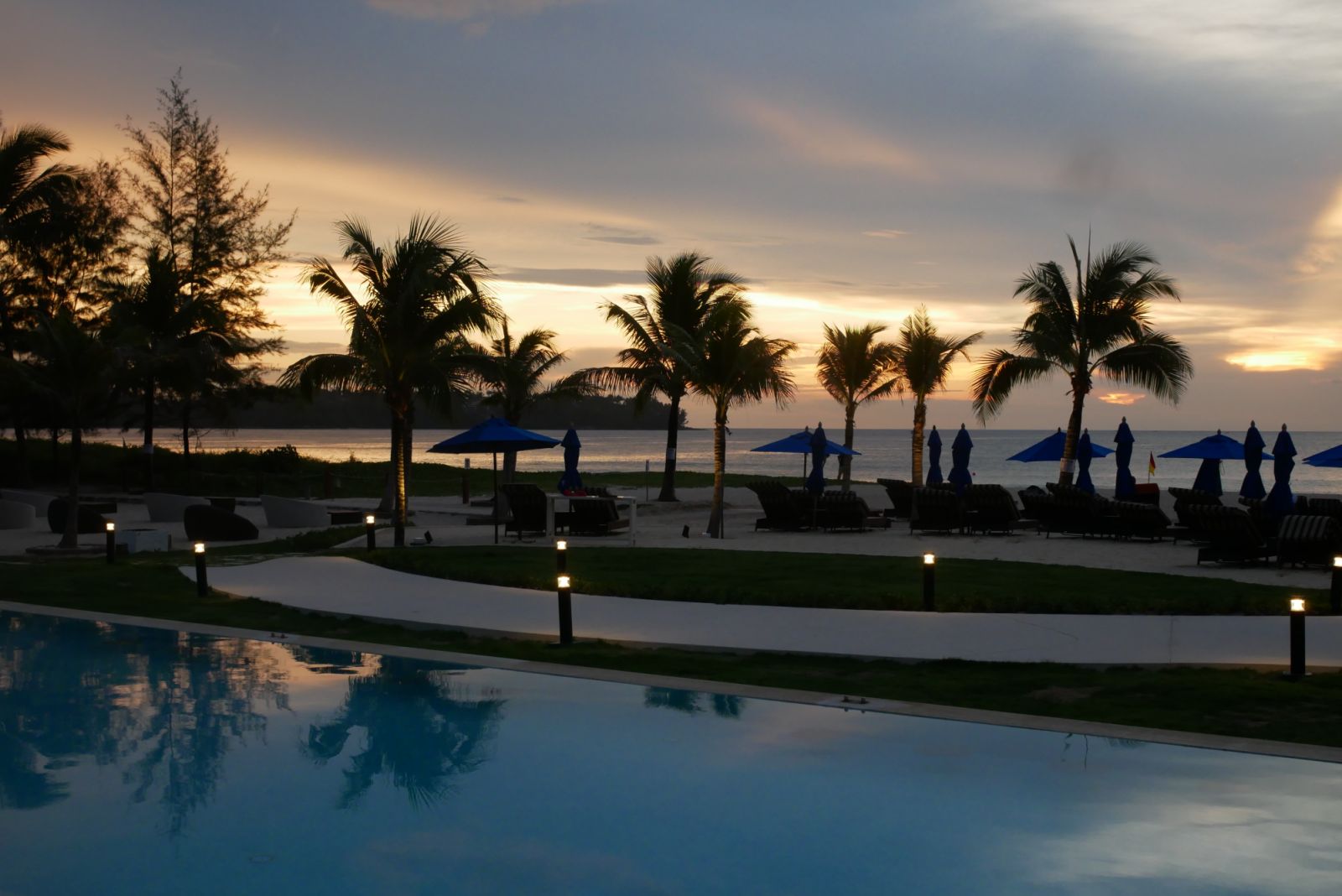 Sunset at Angsana Laguna Phuket is gorgeous