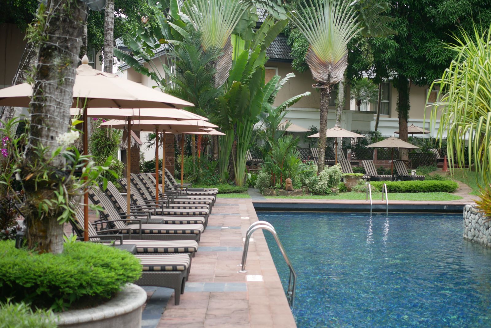 The quiet zone of the 300m long pool