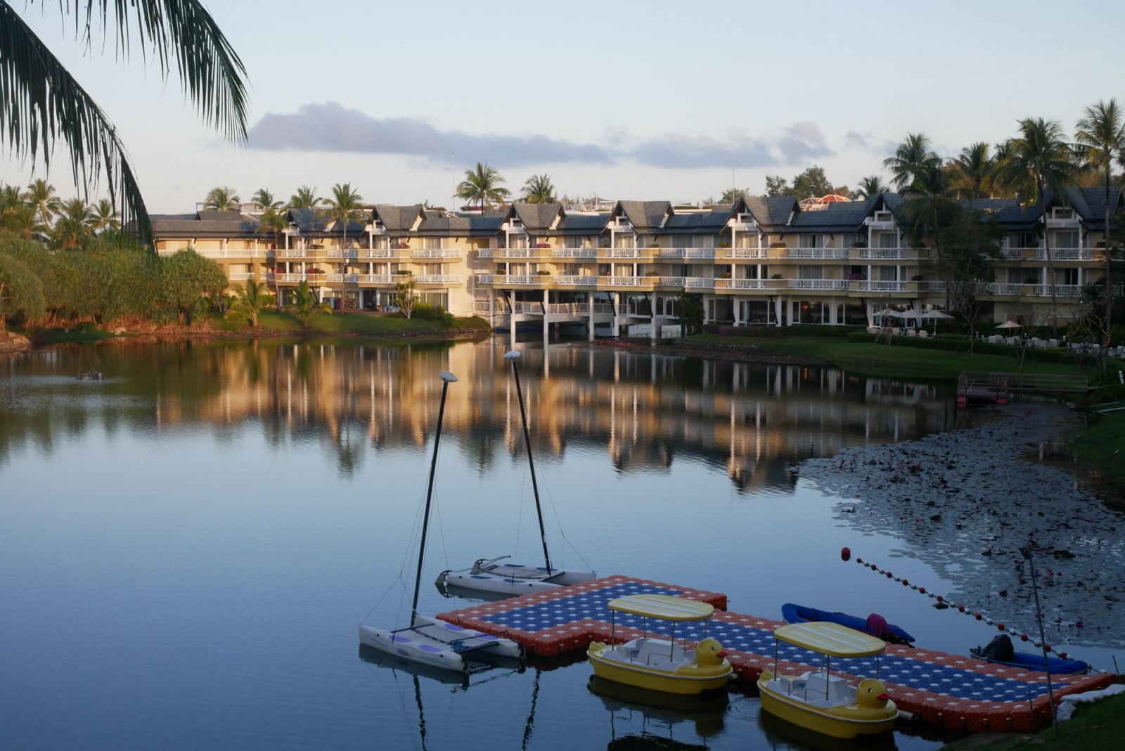 A quiet morning at the lagoon in Angsana Laguna Phuket
