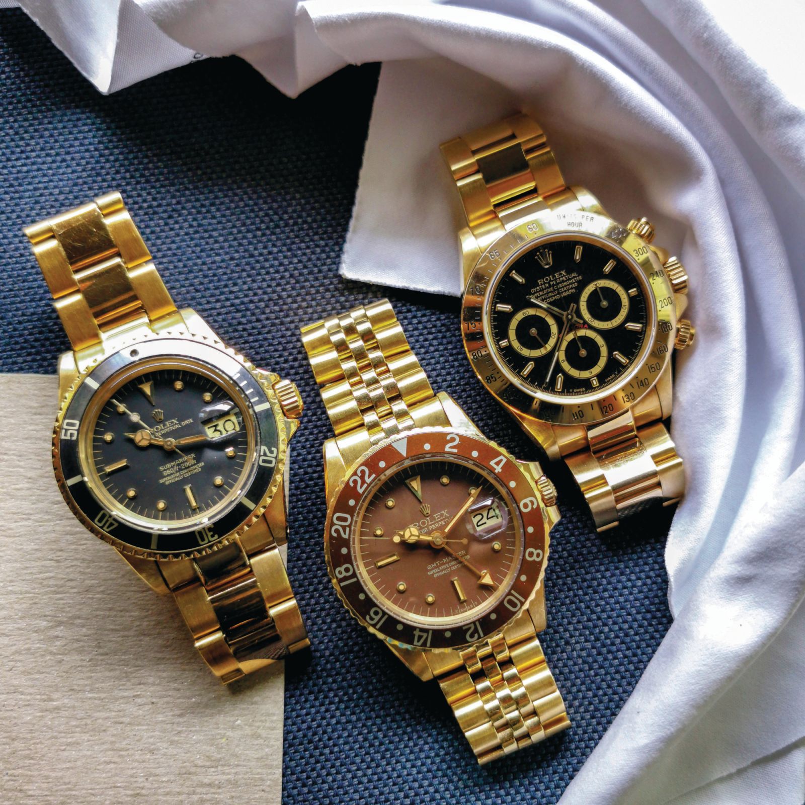 Some watches from Kob D's collection (Photo: courtesy of Kob D)