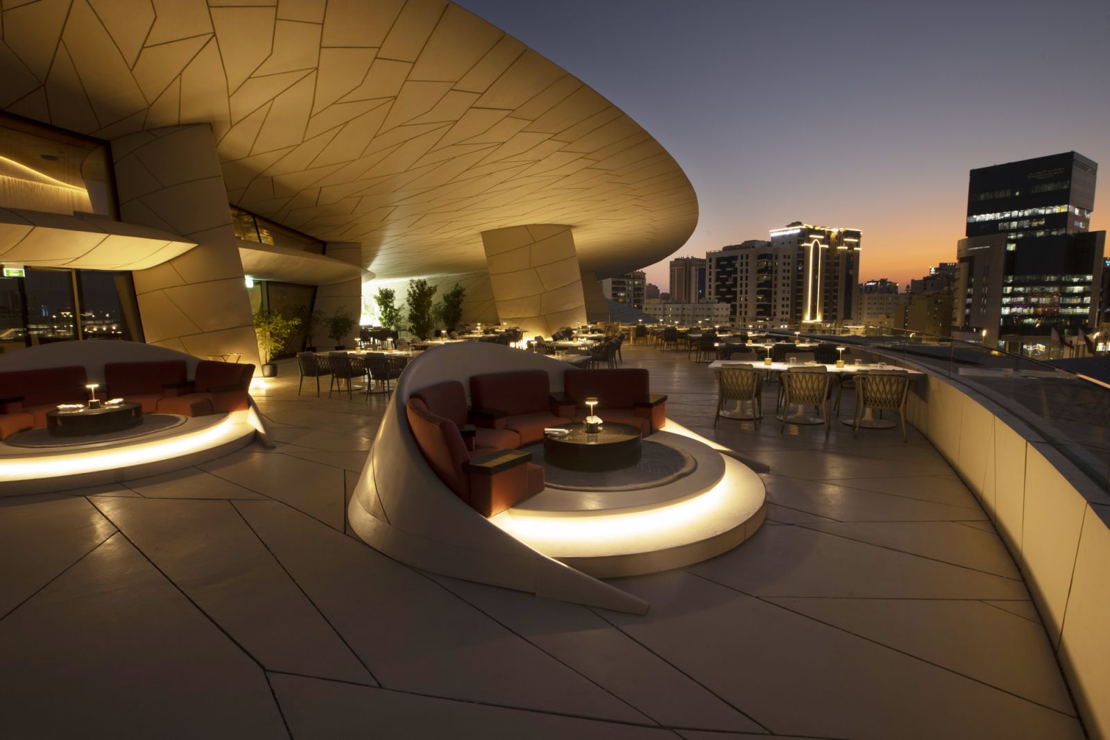 Jiwan in the National Museum of Qatar with interiors by Koichi Takada Architects (Photo: Qatar Museums)