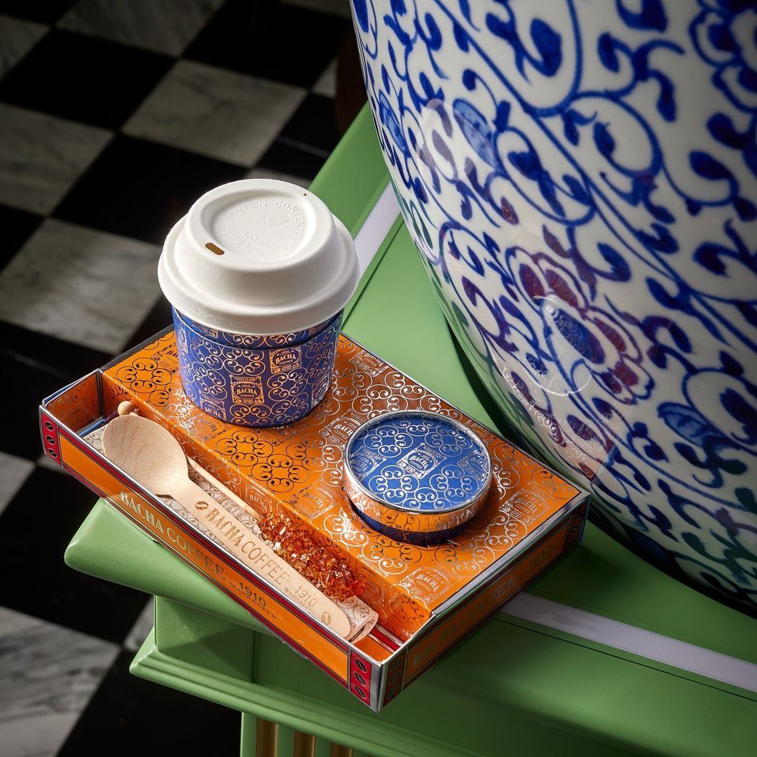 A Bacha Coffee takeaway cup