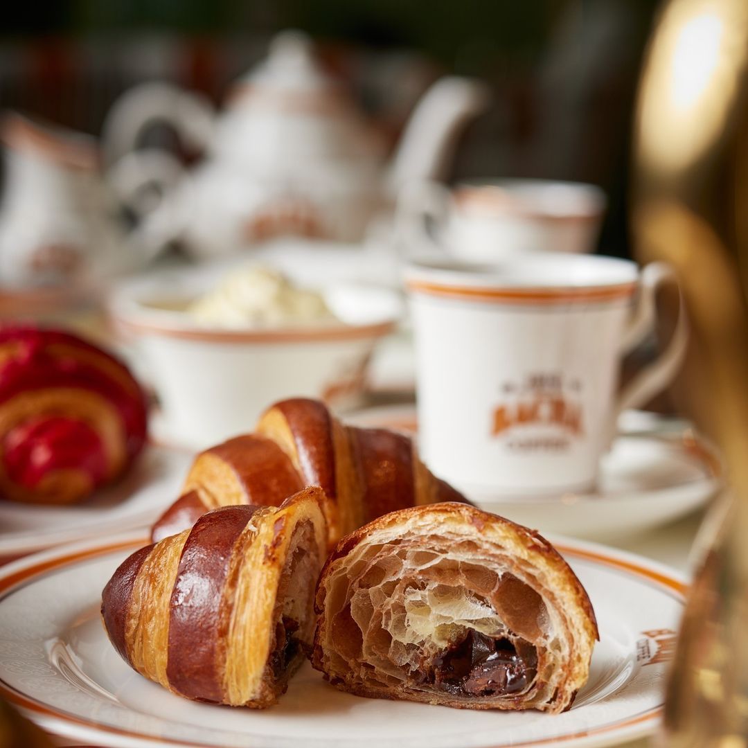 A house-made croissant