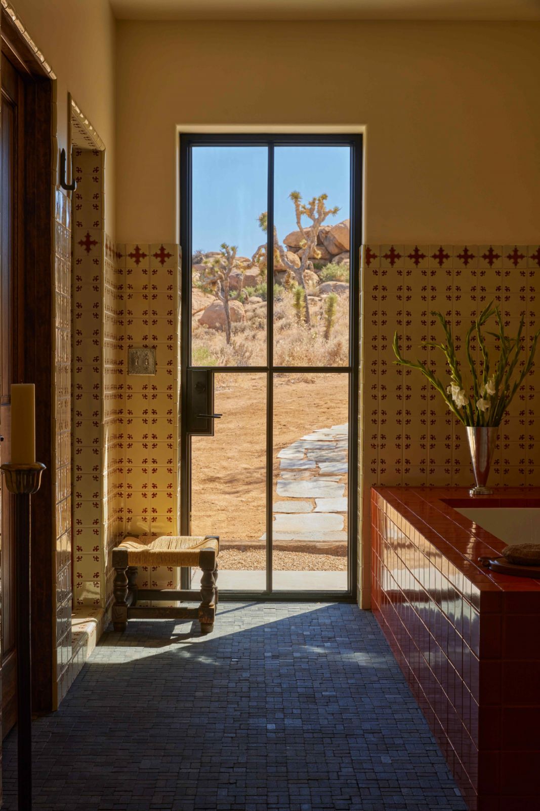 Tiles handmade and hand painted in Mexico