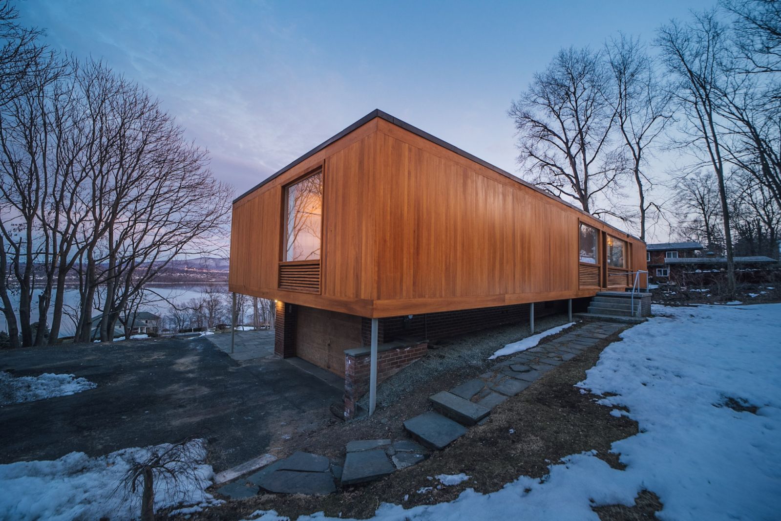 Wolfhouse bears resemblance to Johnson's The Glass House (Photo: Chris Daniele)