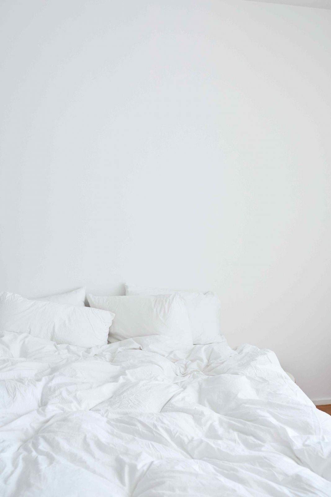 Crisp and clean in the bedroom