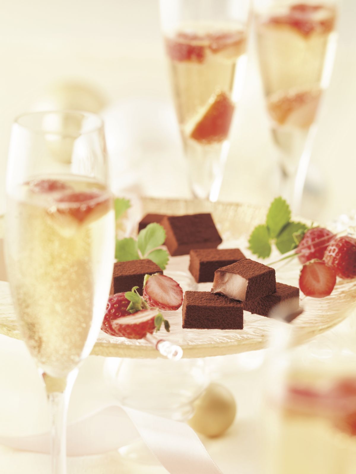 Strawberry champagne Nama chocolate (Photo: Royce’ Chocolate)