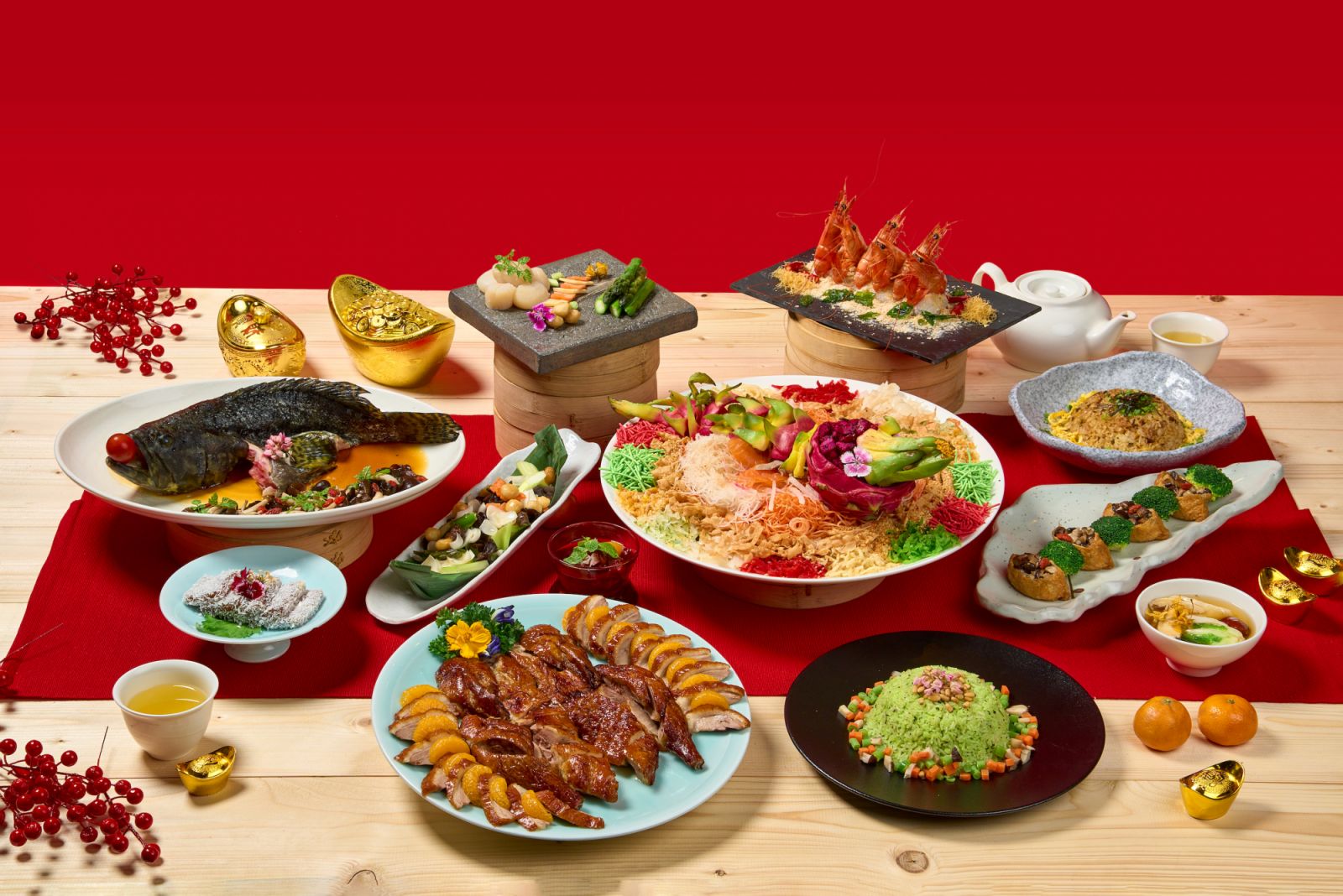 Tao Chinese Cusine’s Chinese New Year offerings (Photo: InterContinental Kuala Lumpur)