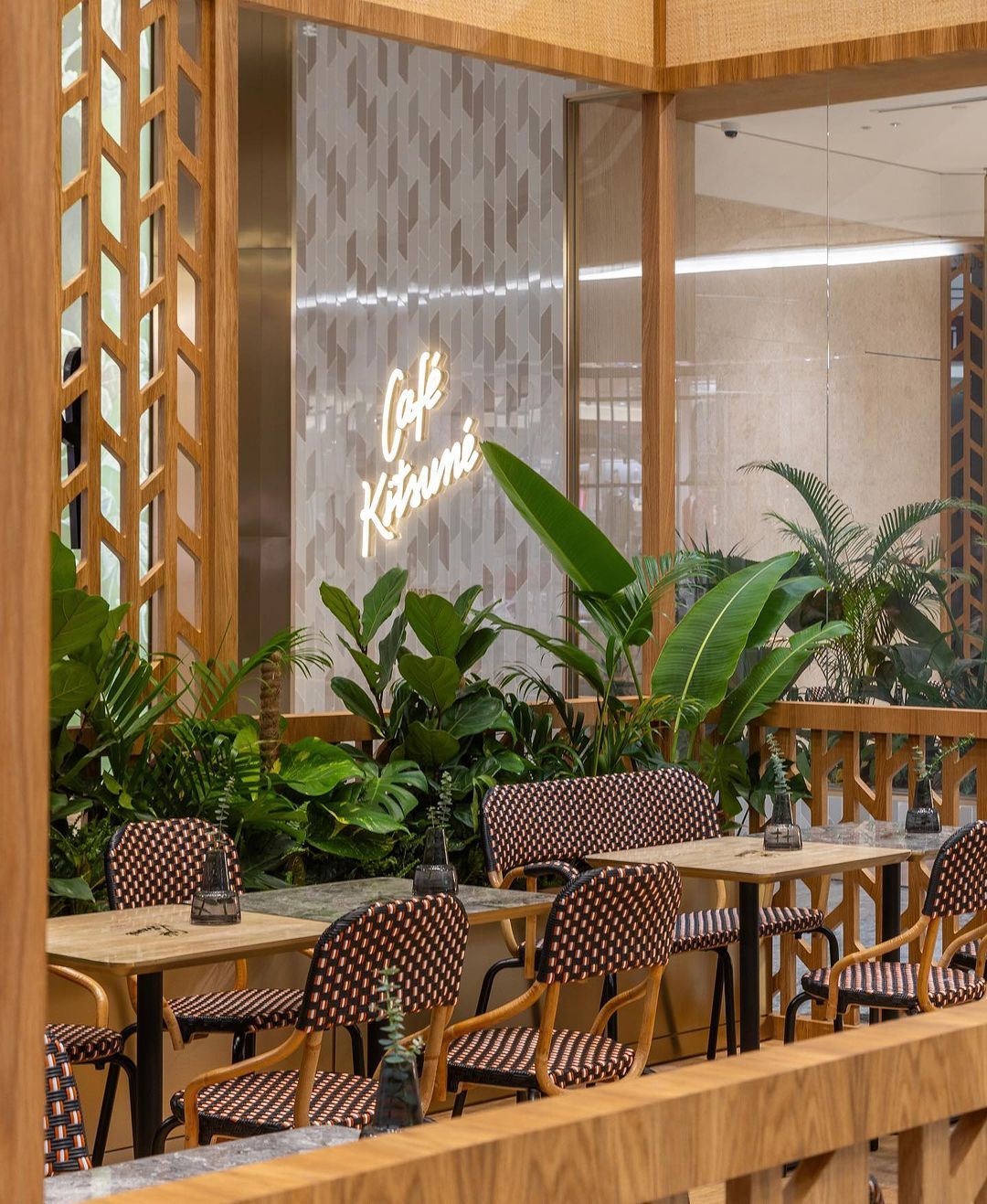 The interior of Café Kitsuné (Photo: Instagram / @cafekitsune)