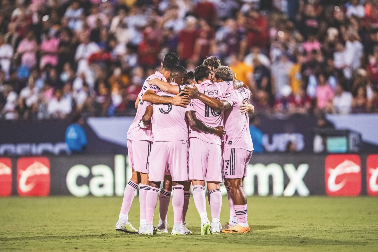 邁阿密國際在比賽中充分展現團隊精神。(Photo: Inter Miami Football Club)