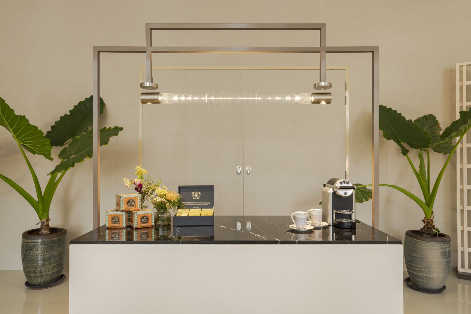 The custom-made bar