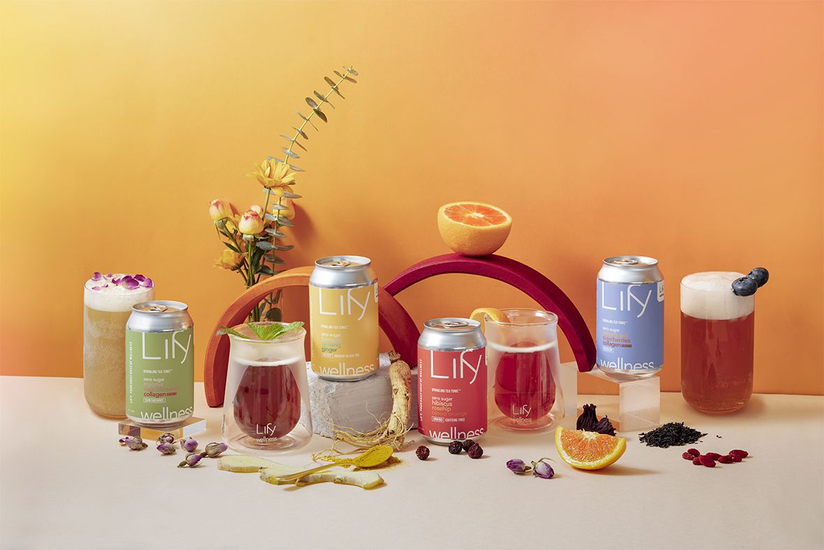 Lify's range of herbal tea tonics (Photo: Lify Wellness)