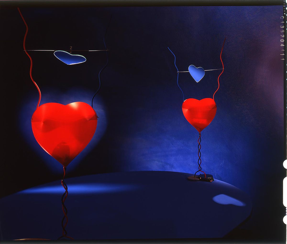 Ingo Maurer One from the Heart table lamp