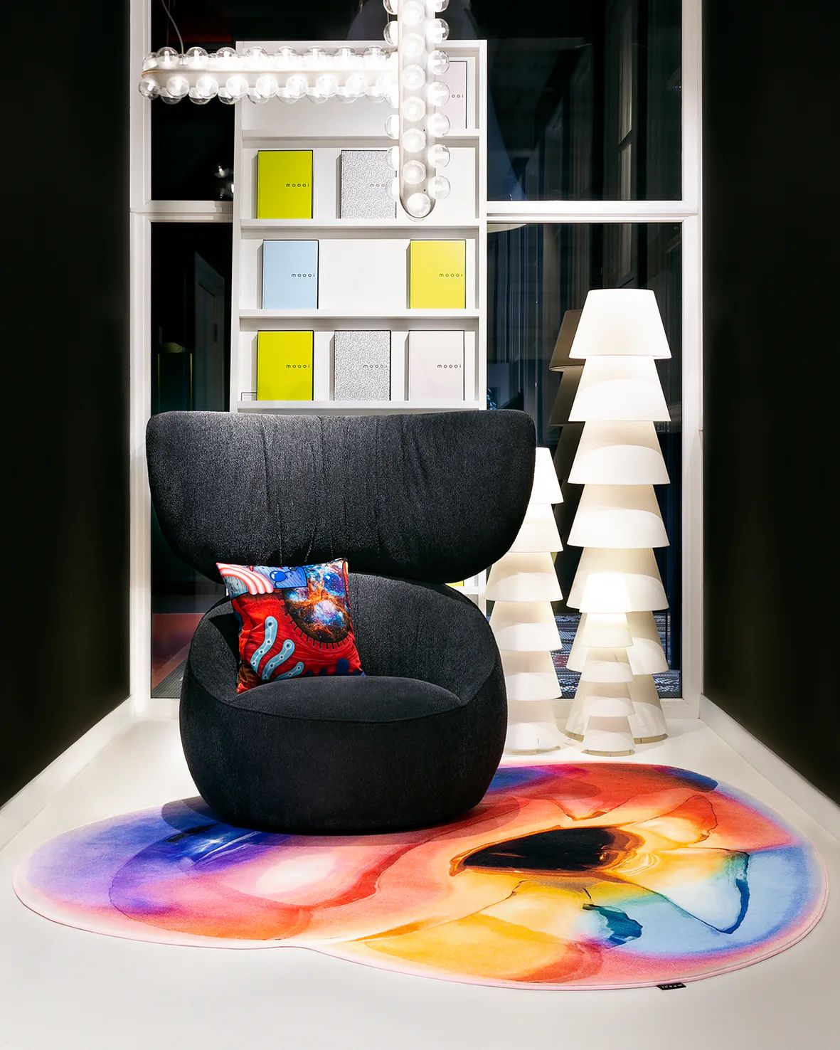 Moooi Donut Fear carpet by Jae Yong Kim