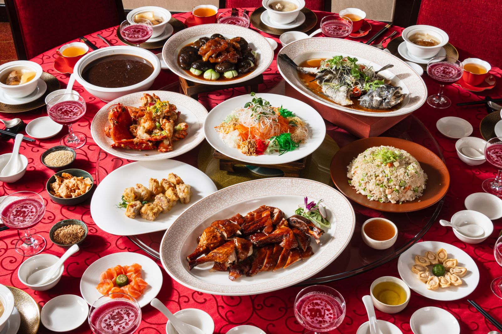 Shang Palace’s Lunar New Year set menu (Photo: Makati Shangri-La, Manila)