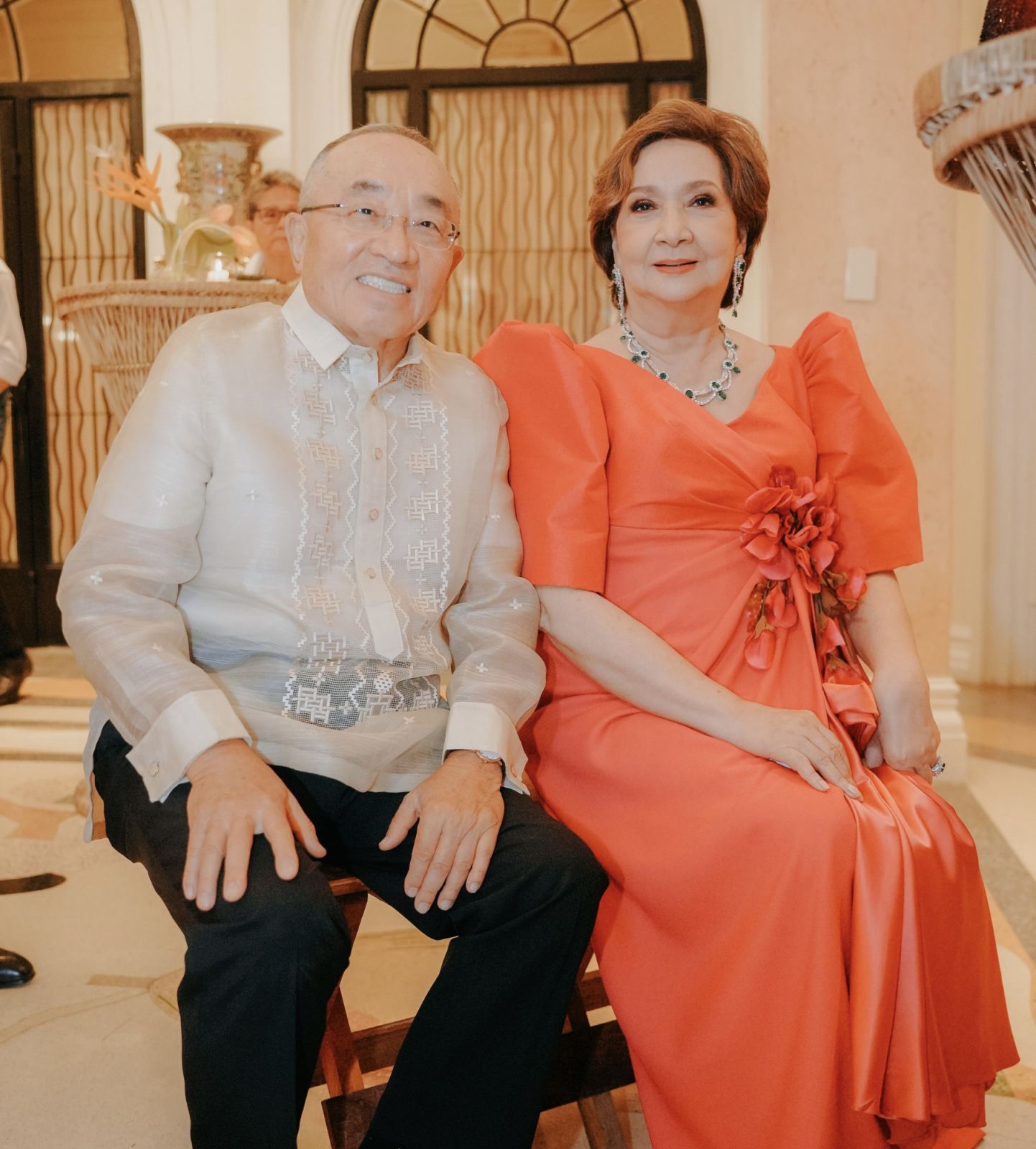 Carlos Yeung and Edna Lhuillier