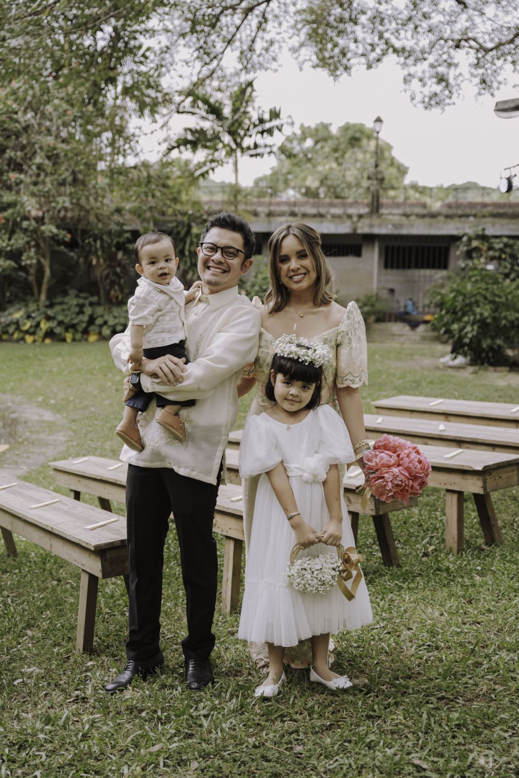 Paolo and Samantha Valenciano with Luciano and Nataleia