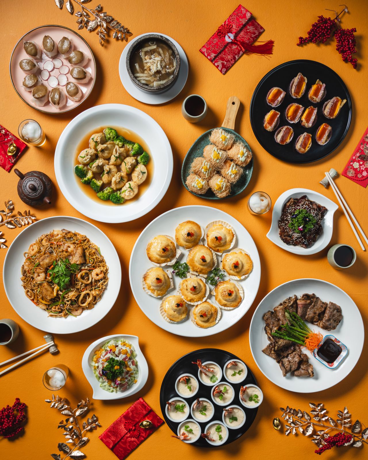 Summer Palace’s Prosperity set menu (Photo: Edsa Shangri-La, Manila)