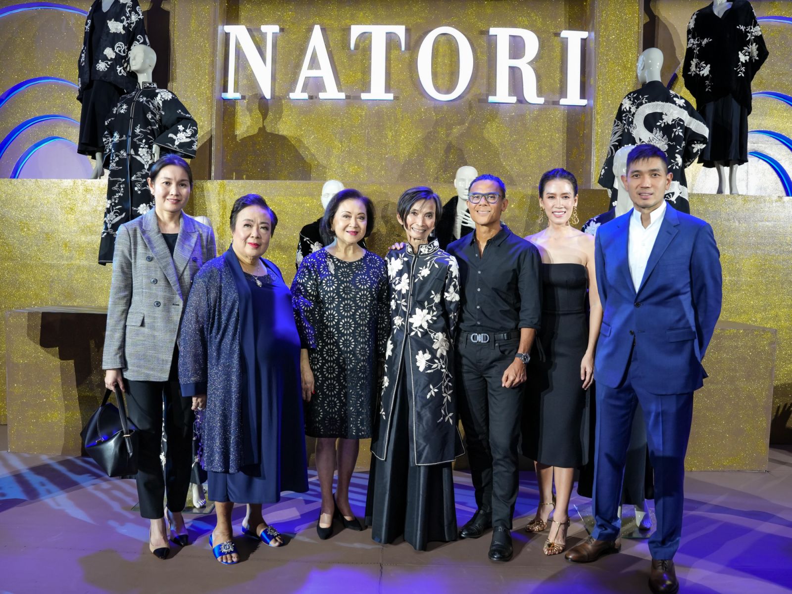 (From left) Catherine Huang Endriga, Marilen Rustia-Tantoco, Zenaida R Tantoco, Donnie Tantoco, Kathy Huang and Michael Huang