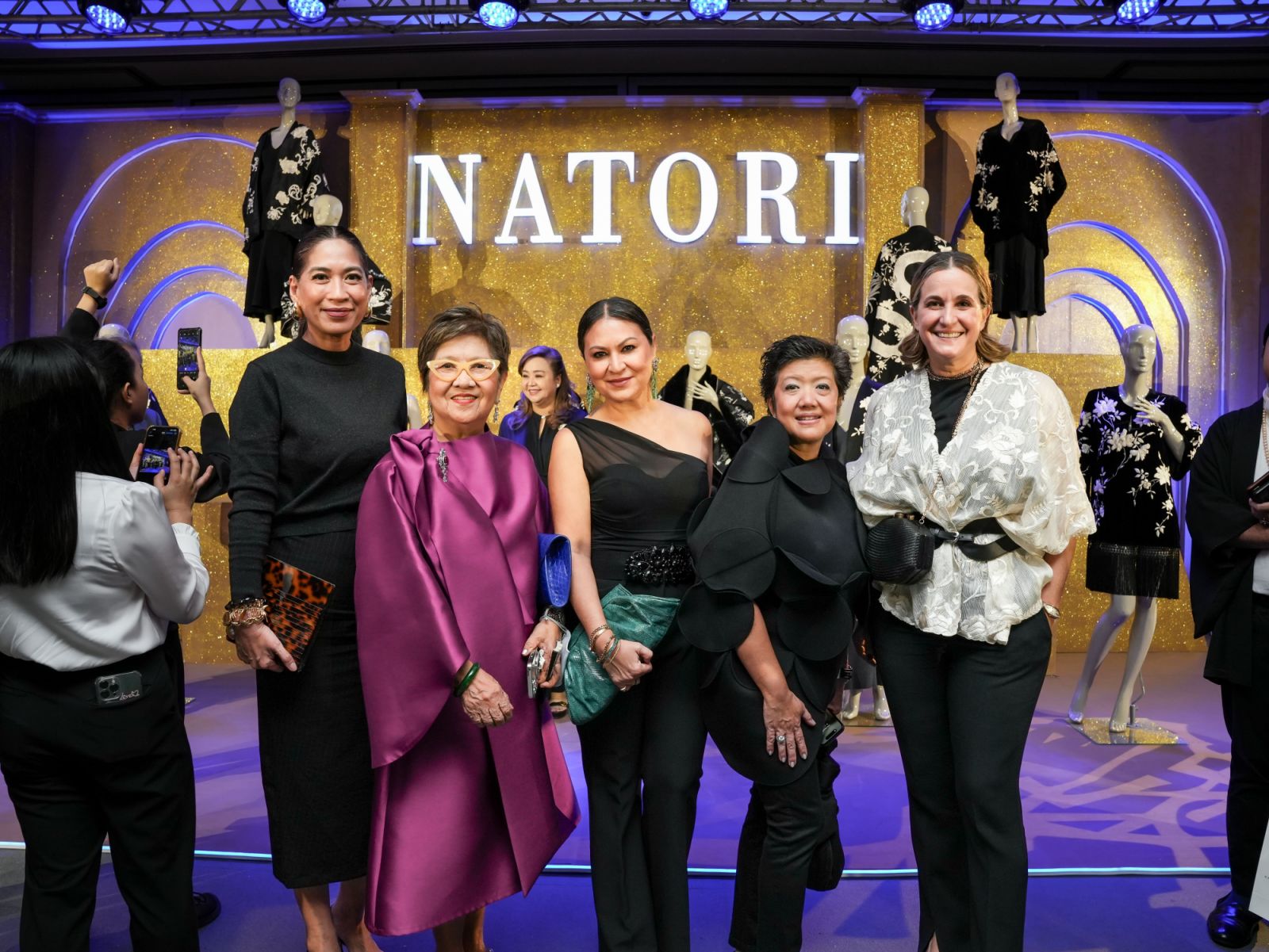 (From left) Techie Hagedorn, Susan Joven, Marilu Batchelor, Maja Olivares and Sofia Zobel Elizalde