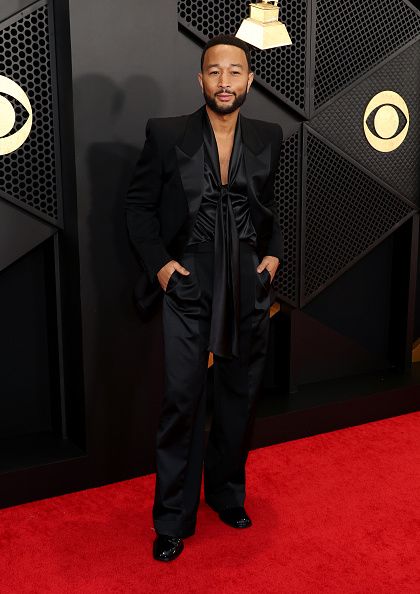 LOS ANGELES, CALIFORNIA - FEBRUARY 04: John Legend attends the 66th GRAMMY Awards at Crypto.com Arena on February 04, 2024 in Los Angeles, California. (Photo by Matt Winkelmeyer/Getty Images for The Recording Academy)