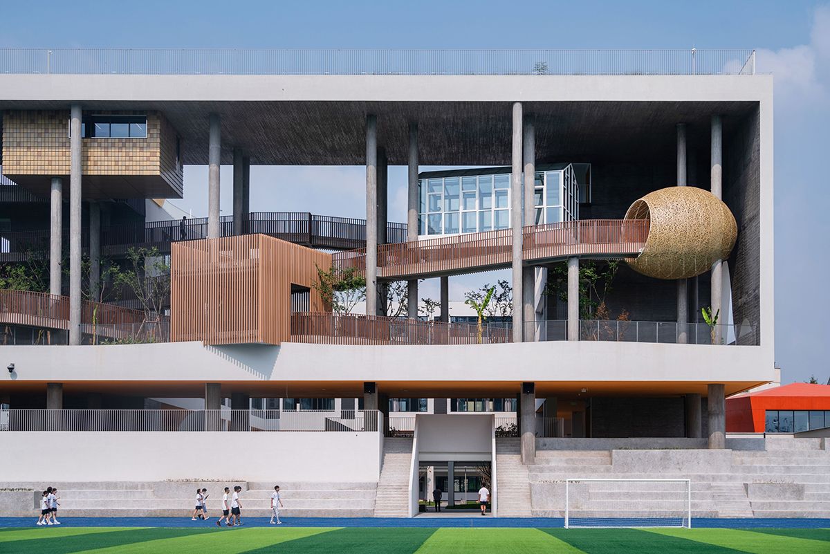 Learning spaces were carefully designed for a healthier, more holistic approach to education