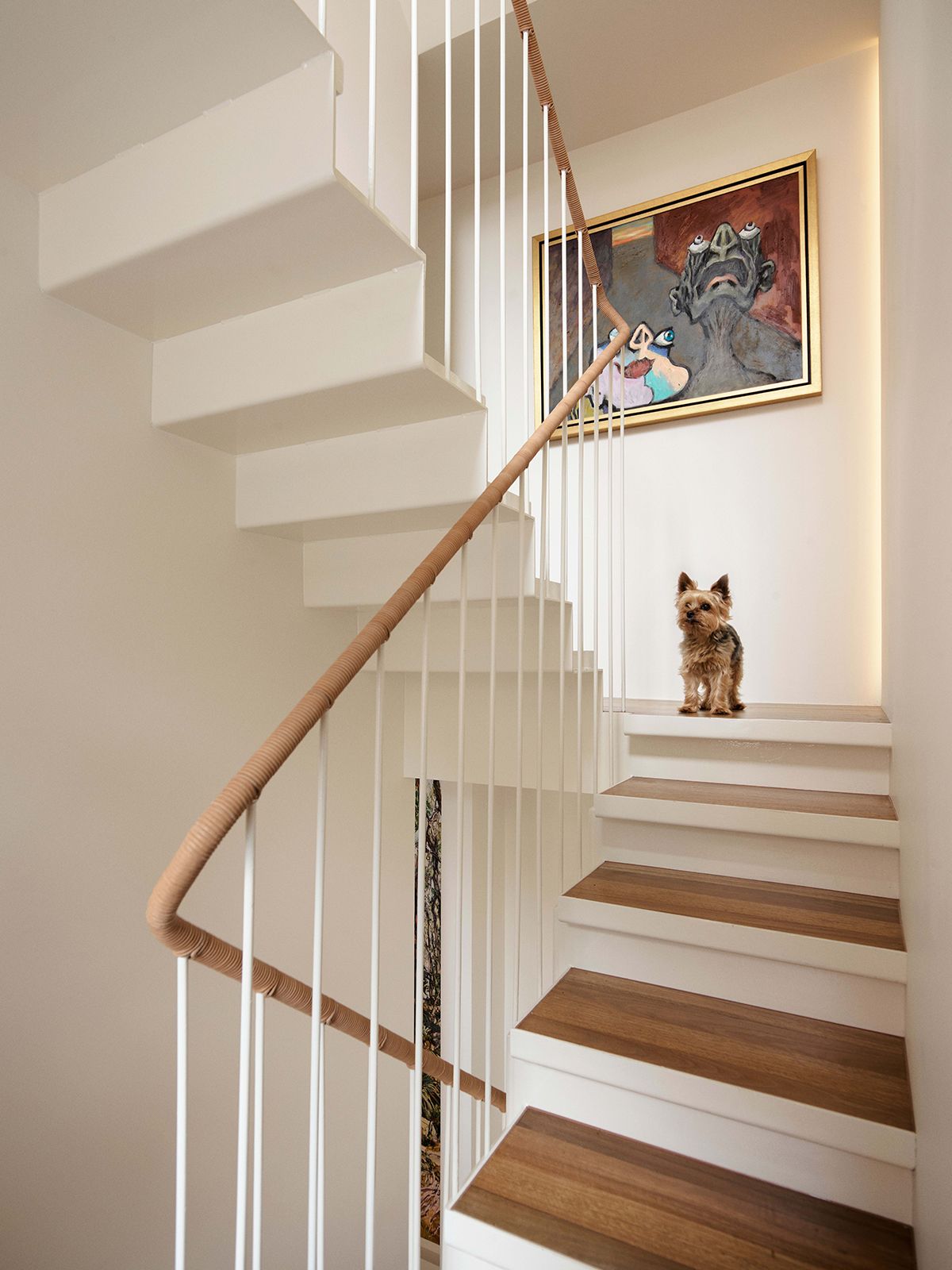 Spread across multiple floors, 19 Waterloo Street was re-envisioned as a three-in-one space, containing a shop, a flat and a home