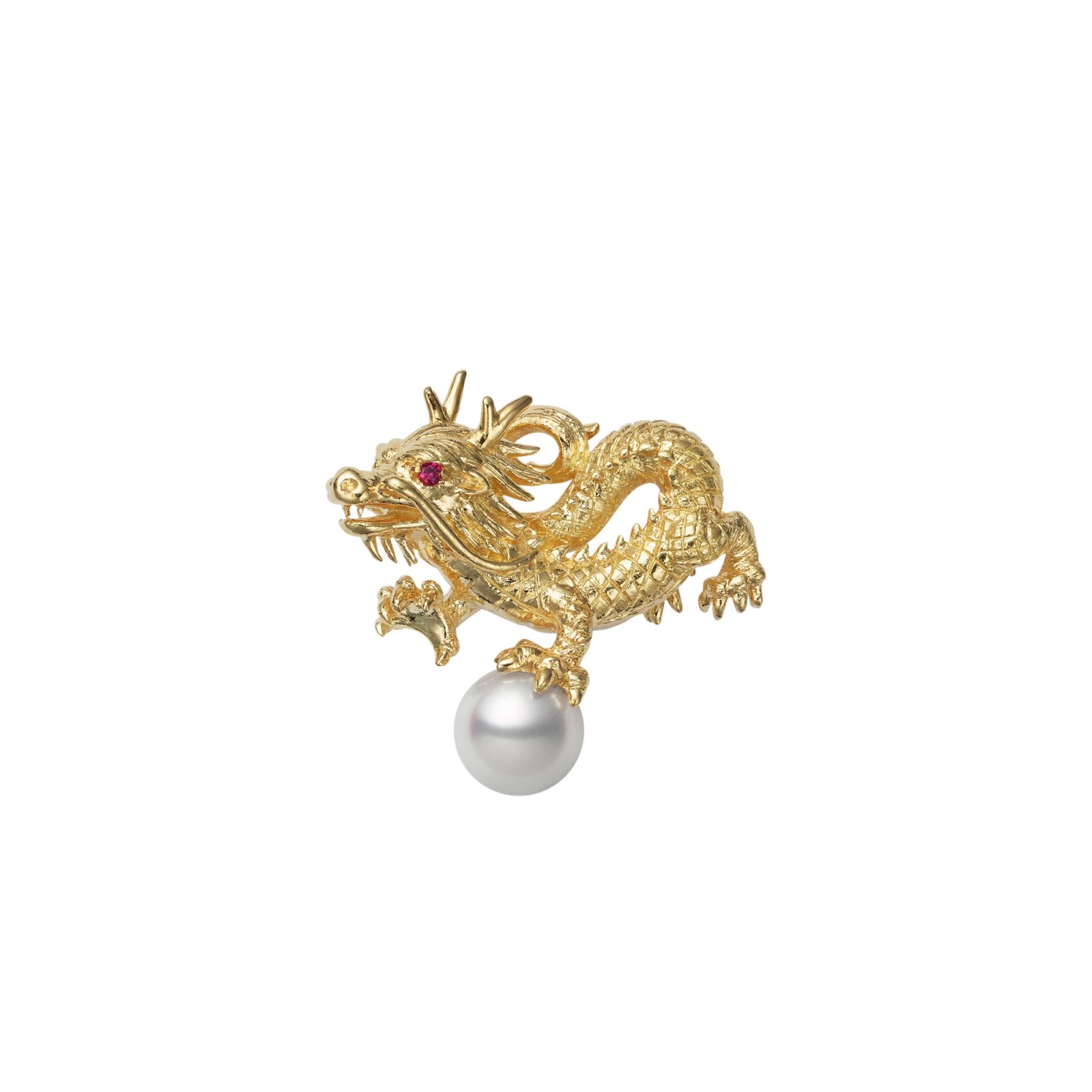 Mikimoto Dragon Brooches (Photo: courtesy of Mikimoto)