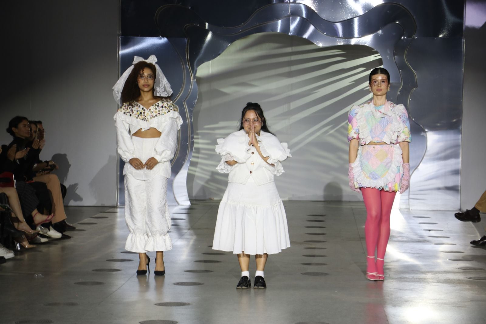 Up-and-comer Khatyana Tongco with two looks from her Comfort Nostalgia collection