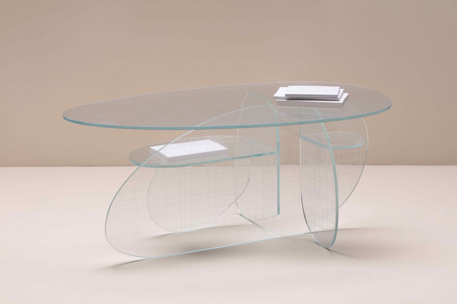 The OmniDecor x Kiki & Joost Pebbles coffee table with mesh motif (Photo: Courtesy of OmniDecor)