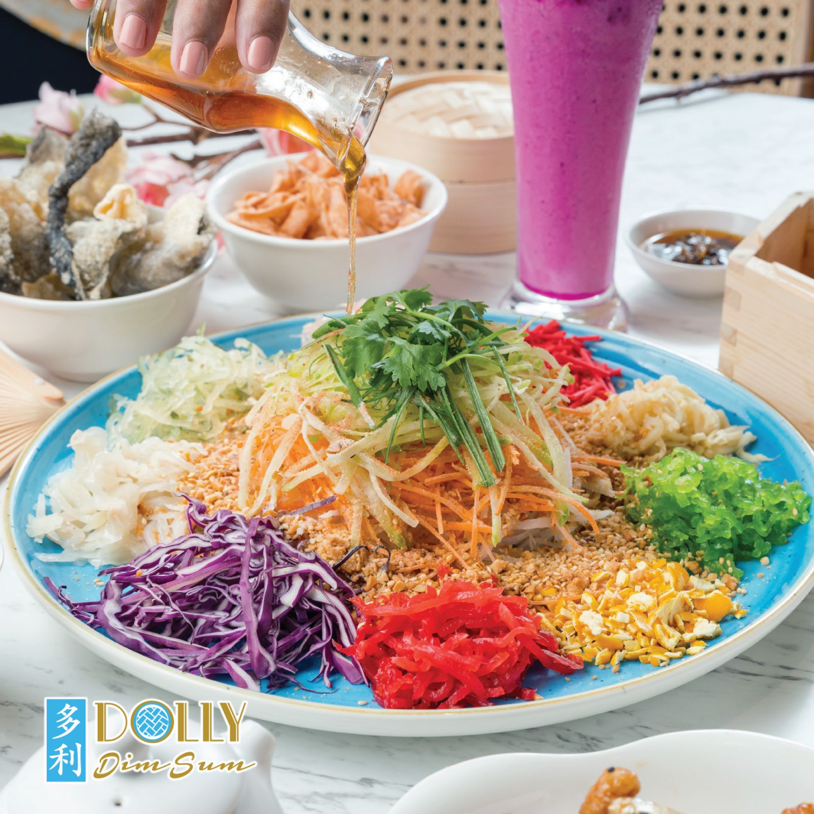 Dolly Dim Sum’s yee sang (Photo: Dolly Dim Sum)