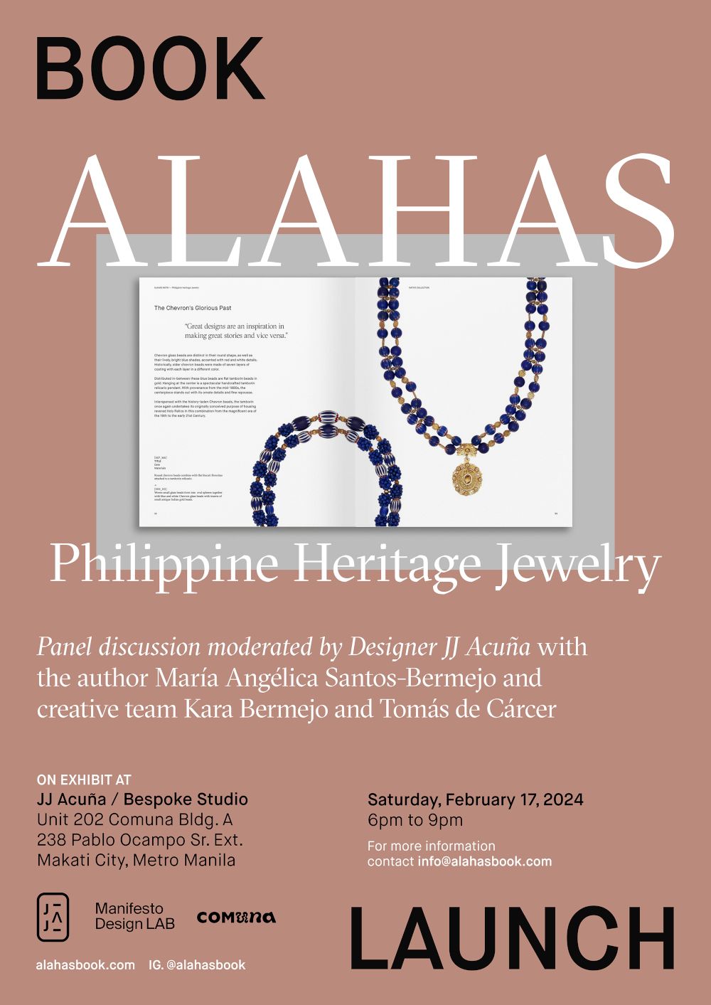 Alahas: Philippine Heritage Jewelry Exhibition at JJ Acuna / Bespoke Studio