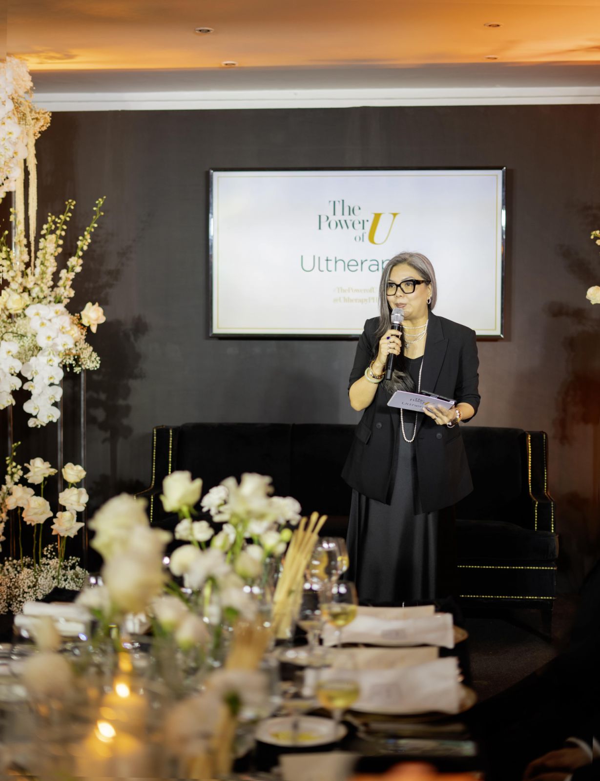 Tetet Go, sales and marketing director of Vanguard Aesthetics during the launch event (Photo: James Mayo)