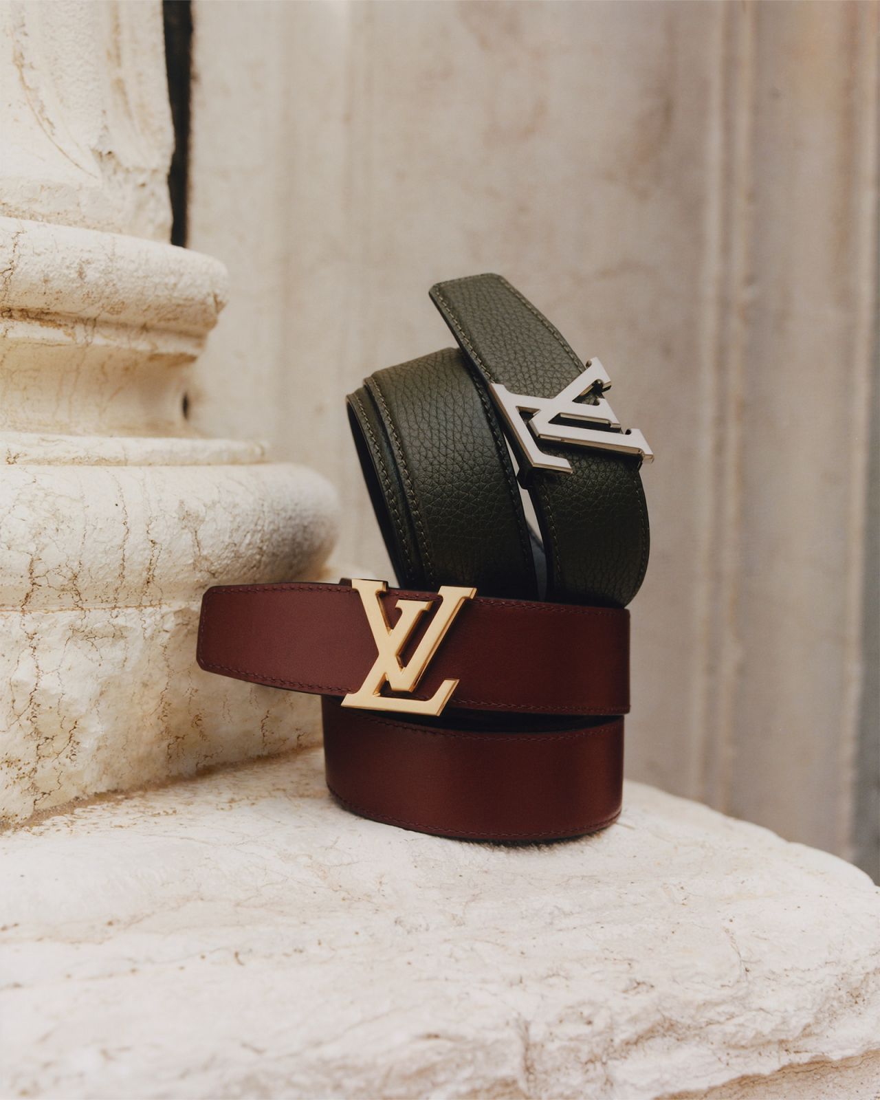 Men’s reversible belts (Photo: Louis Vuitton)