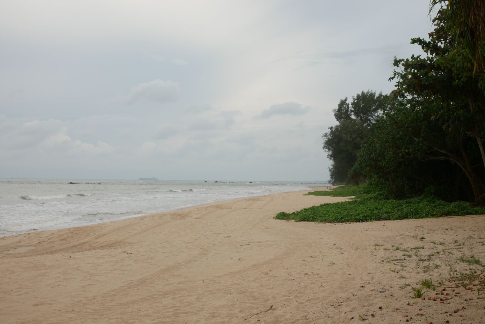 The beach at the Desaru Coast is simply fantastic