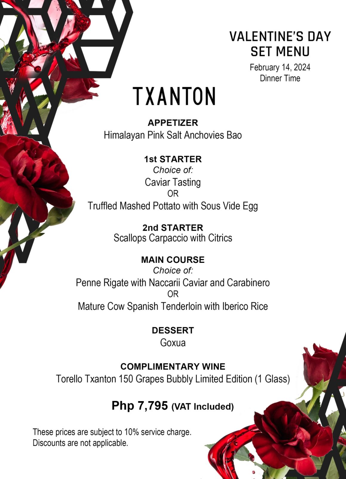 Where to eat for Valentine’s Day 2024 - Txanton
