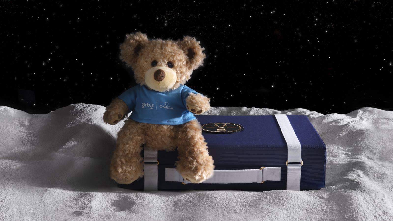 A MoonSwatch suitcase
