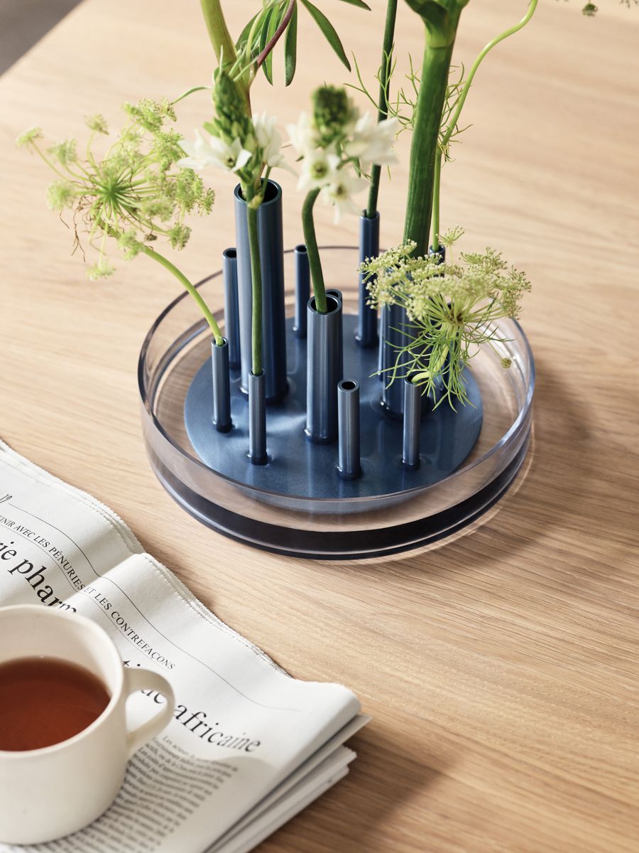 Blue for snake. Promote emotional well-being with cool-blue pieces, like the Fritz Hansen Ikeru vase from W.Atelier.