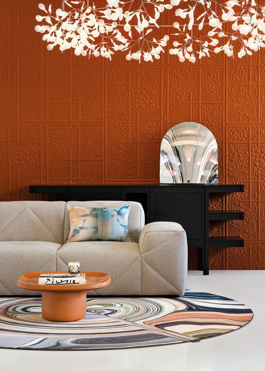 Orange for tiger. Step out of your comfort zone and jazz up your life with pops of orange like those in this Moooi set-up by Claire Vos