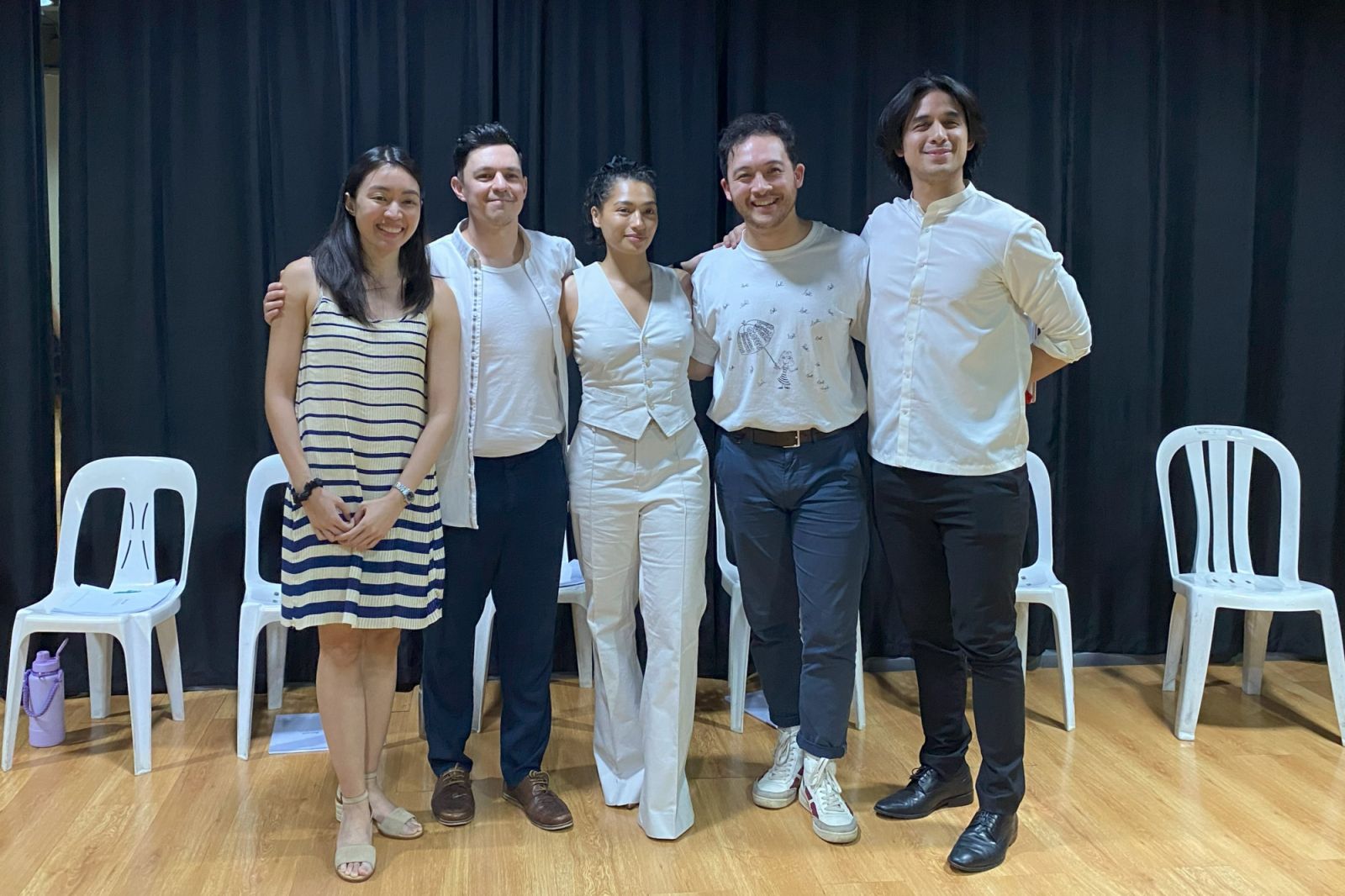 Regina De Vera, James Cooney, Vanessa White, James Bradwell, and Jef Flores