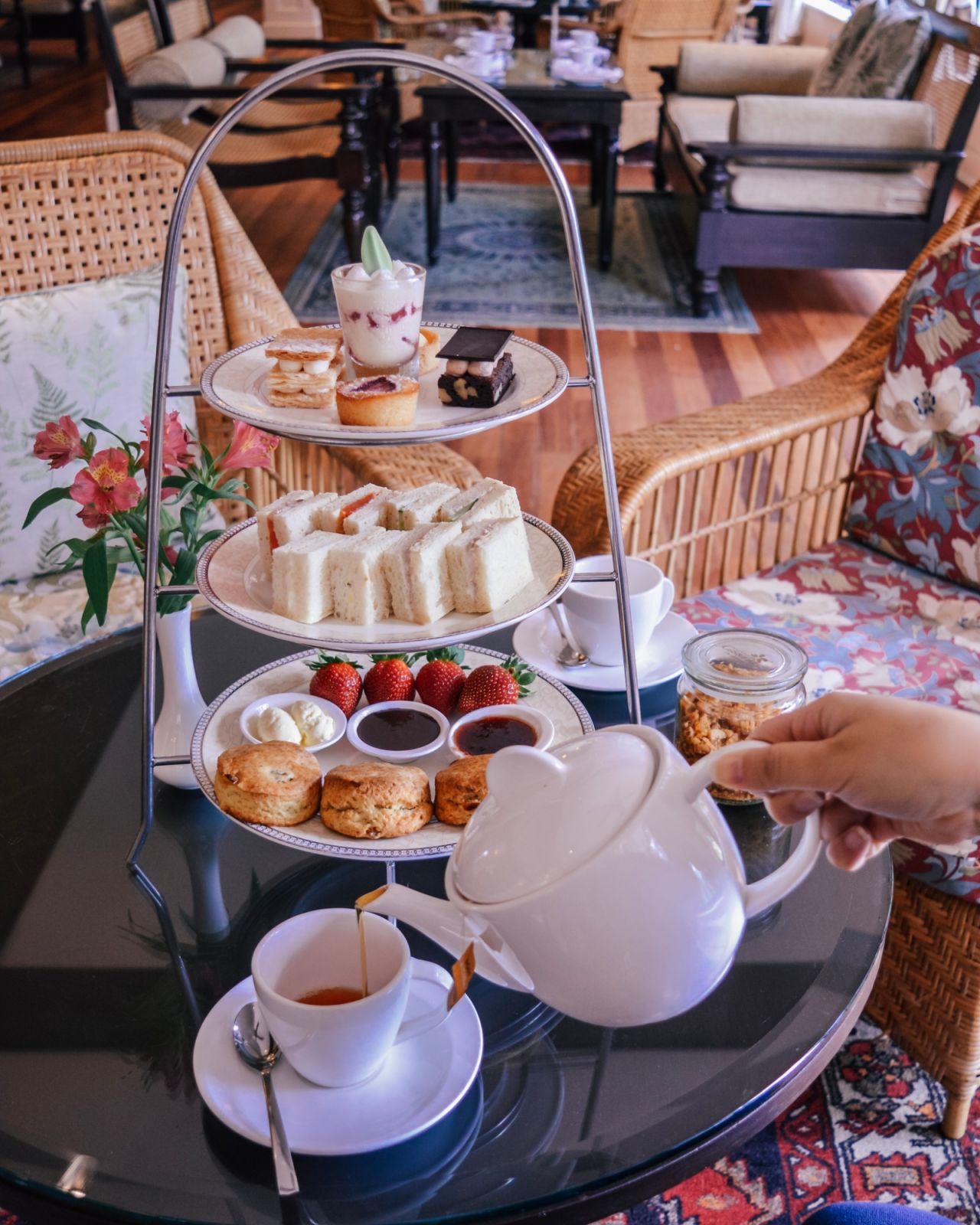 Afternoon tea selection (Photo: Facebook / Cameron Highlands Resort)