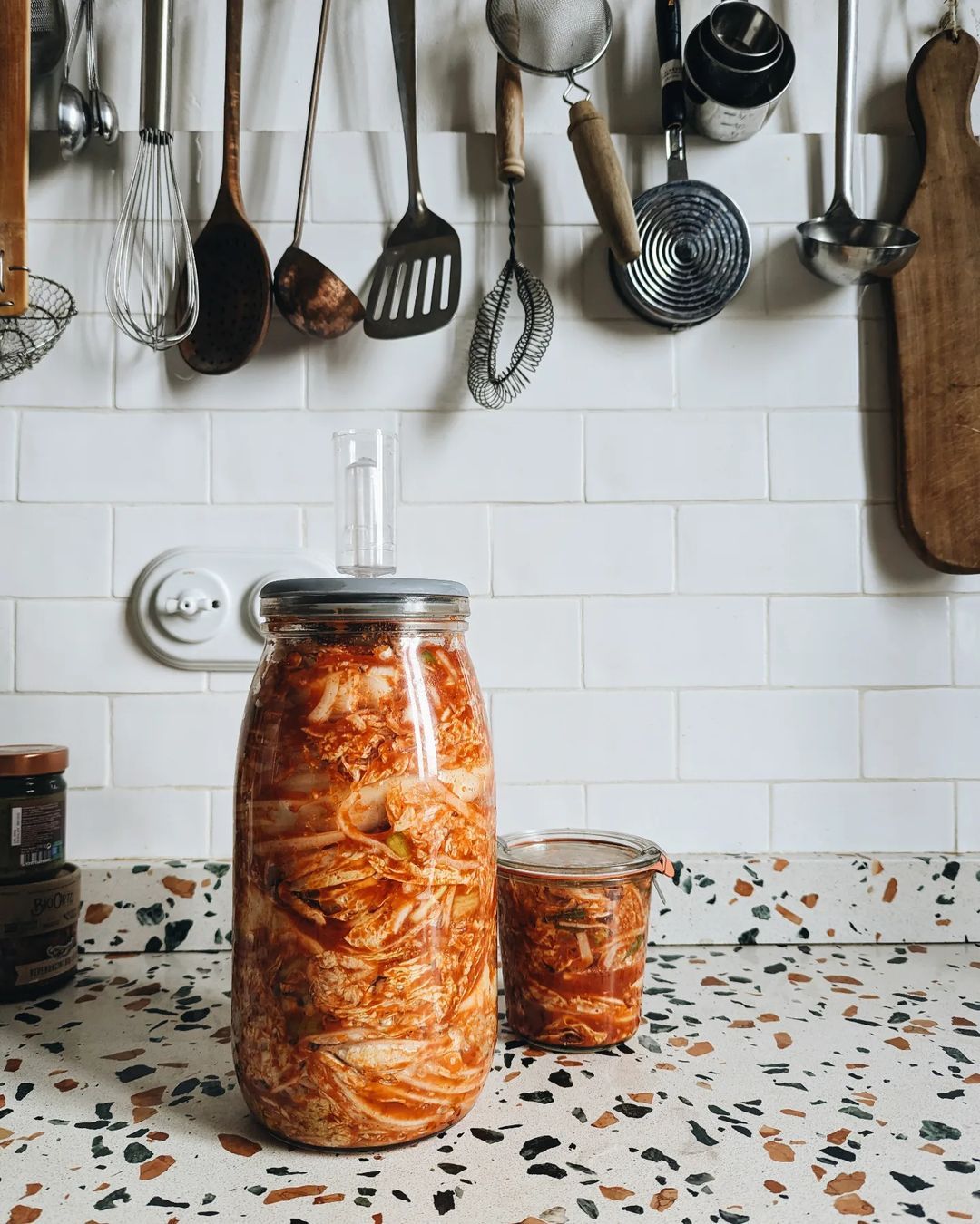 Kimchi-making (Photo: Instagram / @emikodavies)