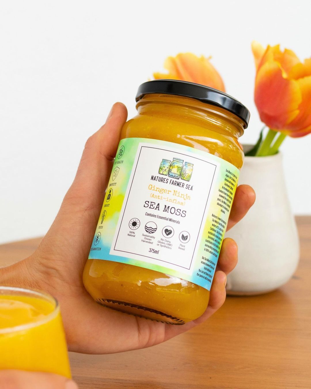 Ginger flavoured sea moss gel (Photo: Instagram / @naturesfarmersea)