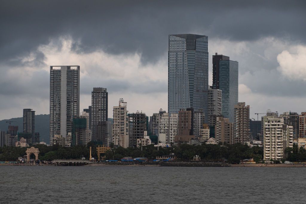 A general view of the cityscape consisting of high rise building in Mumbai, India on September 25, 2023. (Photo by Kabir Jhangiani/NurPhoto via Getty Images)