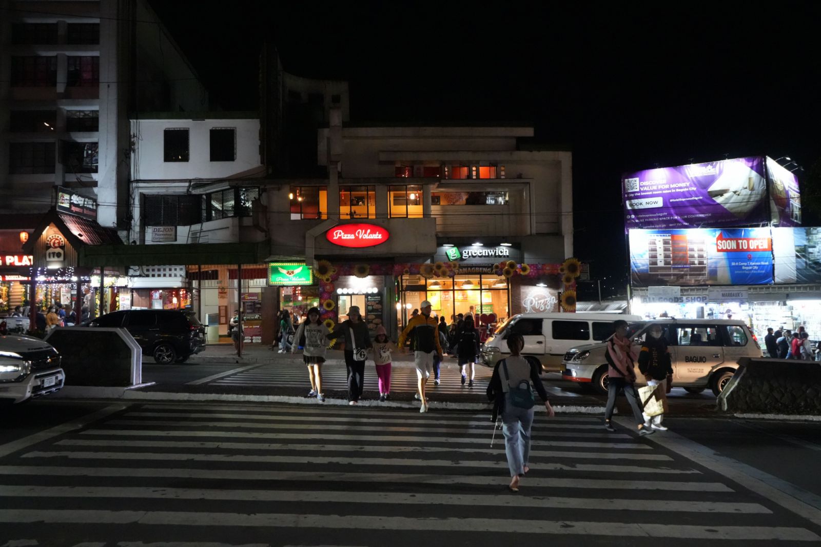 Session Road at Night