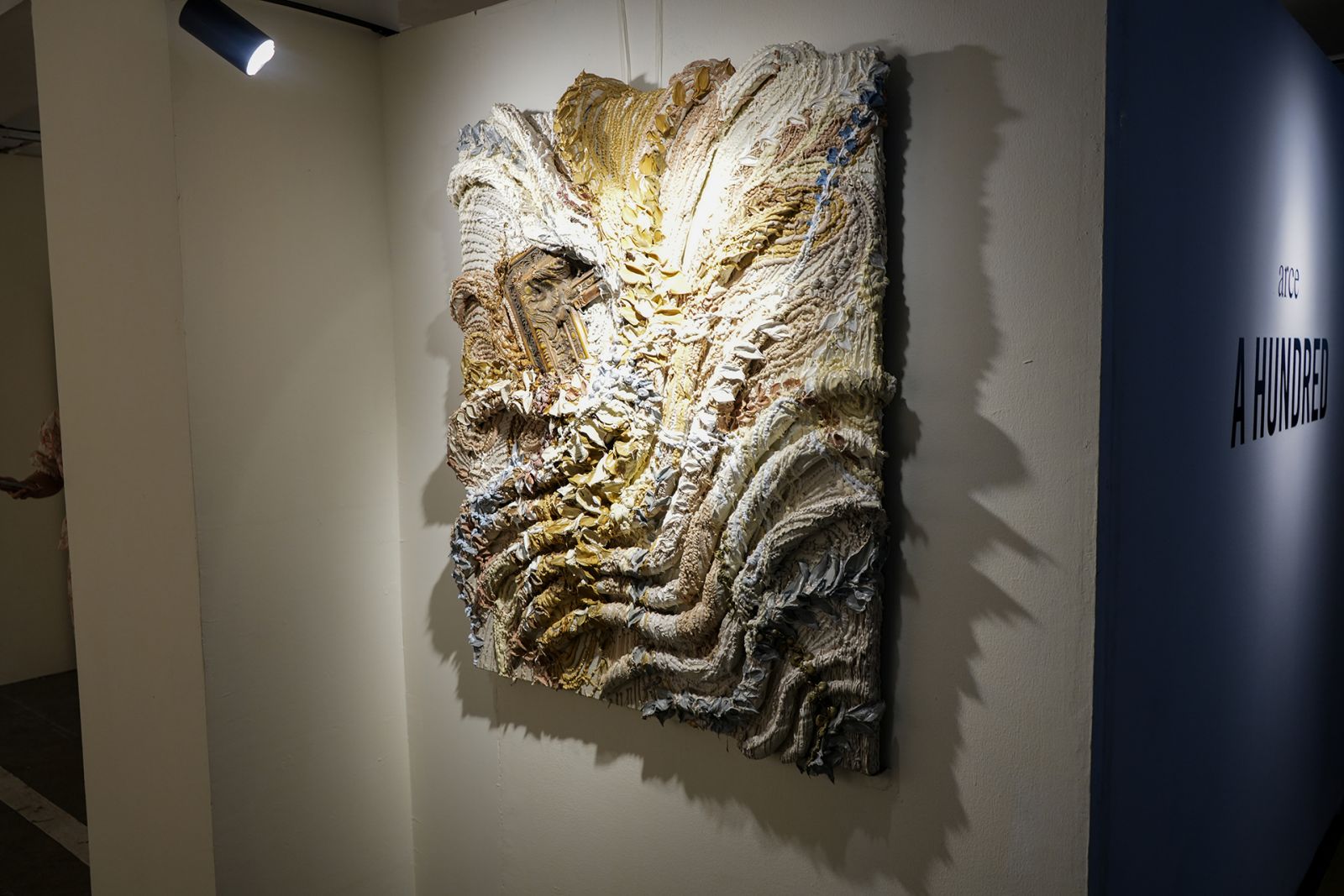 Arce, Seeing fullness, with what is only left, 48 x 40 inches, oil on canvas with antique wooden frame, 2024