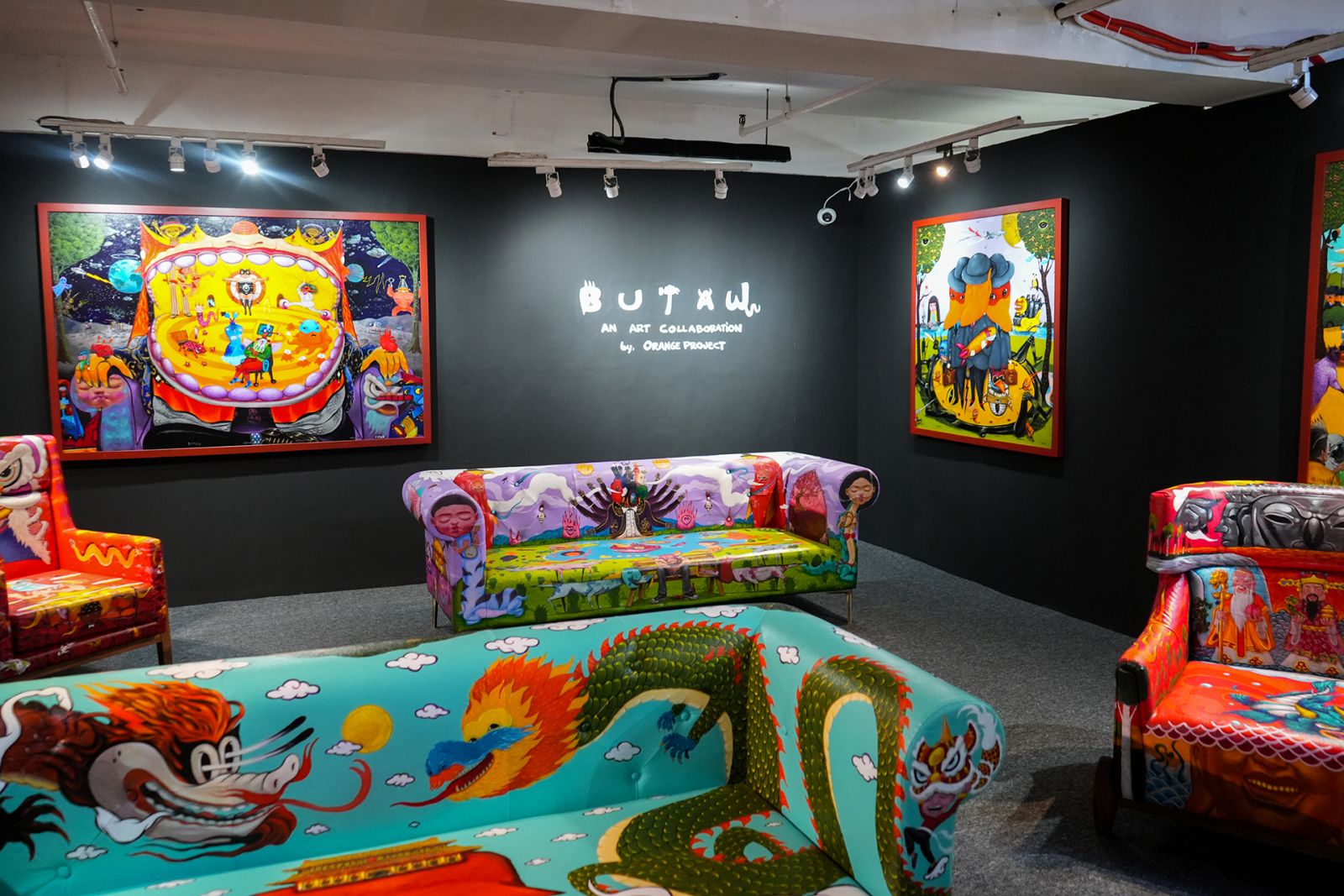 Butaw_An art collaboration by Orange Project, Charlie Co Jun Jun Montelibano, Jovito Hecita, Jay-R Delleva, RA Tijing, HR Campos III, Barry "Bry"Cervantes