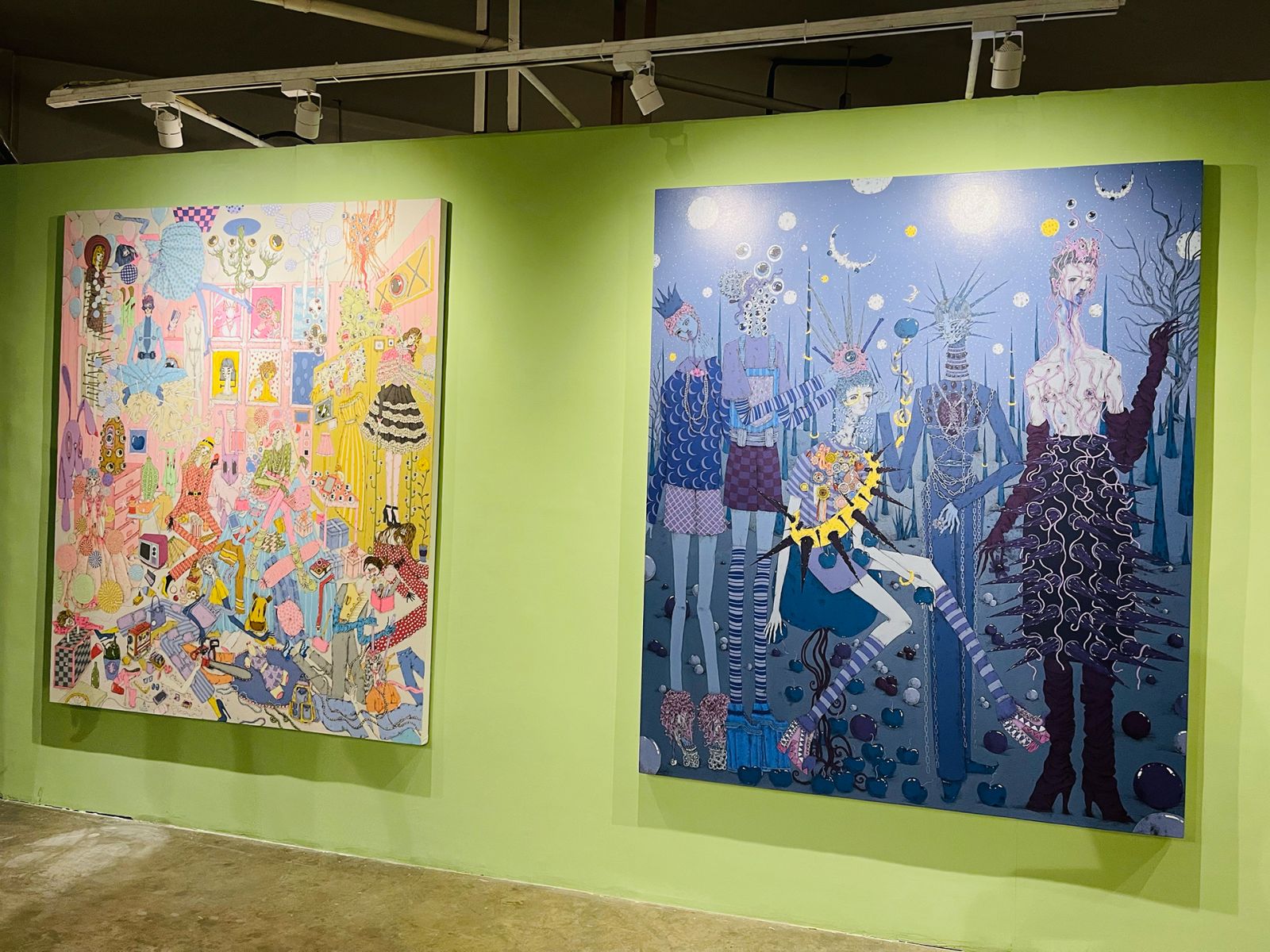 Gean Brix Garcia's works for Karen H Montinola Grant's retrospective exhibition