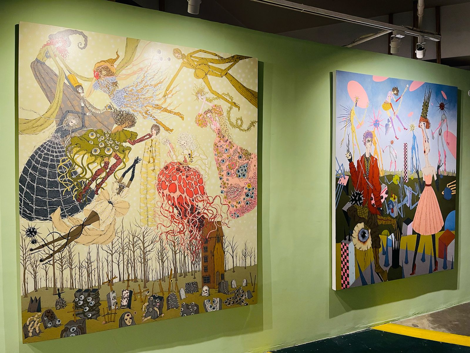 Gean Brix Garcia's works for Karen H Montinola Grant's retrospective exhibition