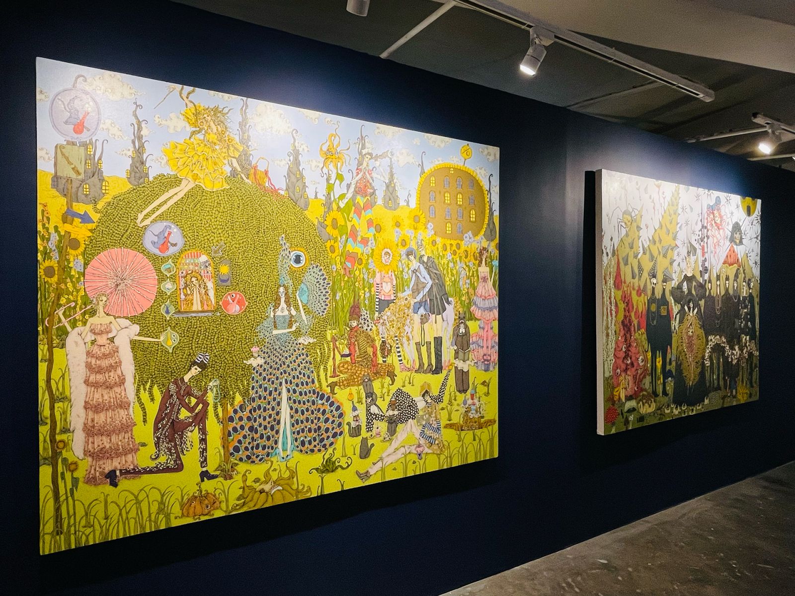 Gean Brix Garcia's works for Karen H Montinola Grant's retrospective exhibition